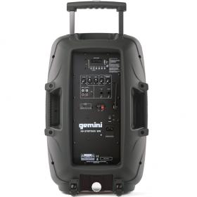 DIFFUSORE GEMINI AS 2115 TO GO PORTATILE AMPLIFICATO ALIMENTAZIONE A CORRENTE E A BATTERIA CON TROLLEY - 2 VIE DA 2000 W DI PICCO - 30-20.000 HZ - TWEETER DA 2" - WOOFER DA 15"